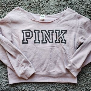 Victoria's Secret PINK off the shoulder sweatshirt